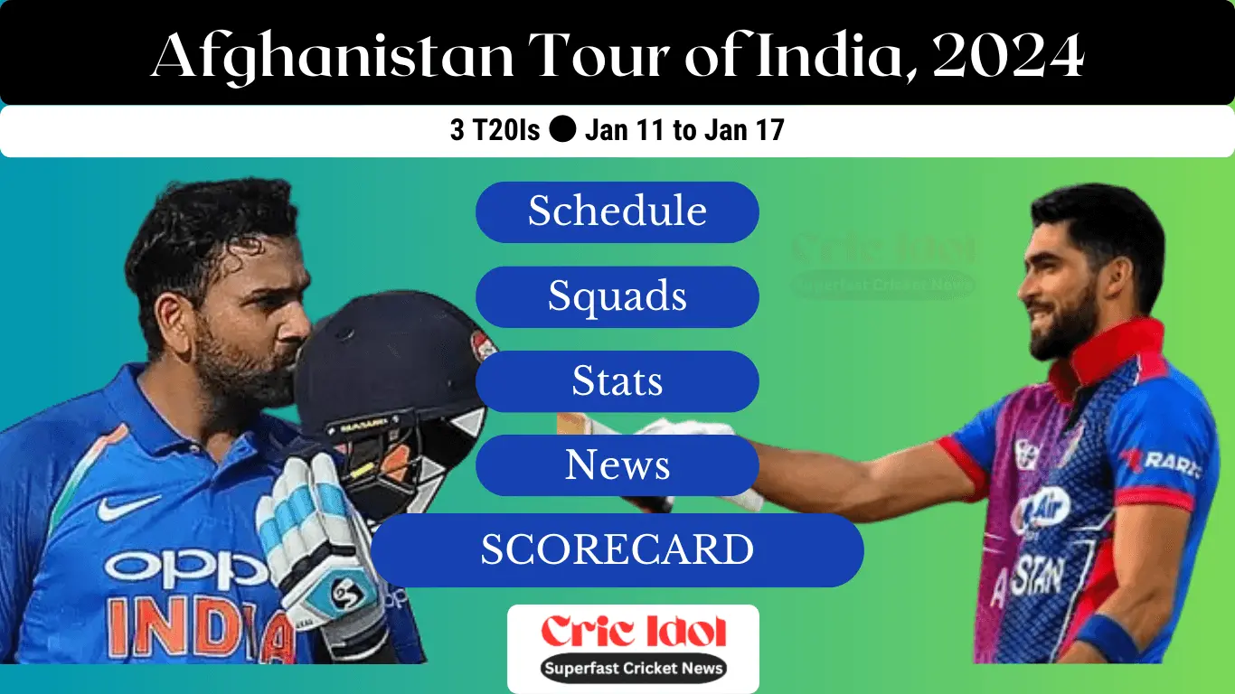 Afghanistan tour of India, 2024 CRIC IDOL